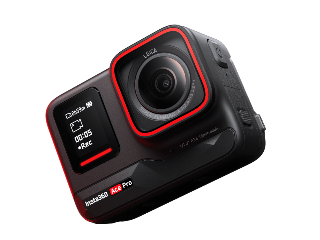 كاميرا أكشن Insta360 Ace Pro - لون أسود  كاميرا أكشن Insta360 Ace Pro - لون أسود